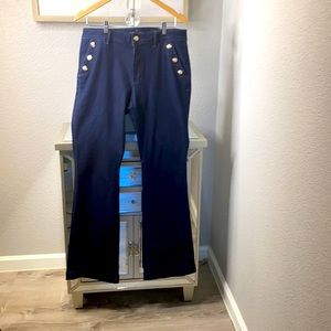 White House Black Market Flare Jeans Sz 12